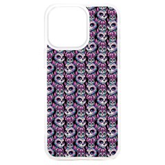 Sugar Skull Cat Pattern Iphone 15 Plus Tpu Uv Print Case by ExtraAwesomeSauce