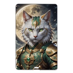 Epic Armored Cat Warrior Name Card Style Usb Flash Drive by ExtraAwesomeSauce