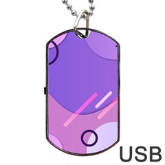 Colorful Labstract Wallpaper Theme Dog Tag Usb Flash (two Sides) by Apen