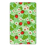 Strawberries Pattern Seamless Name Card Style USB Flash Drive Back