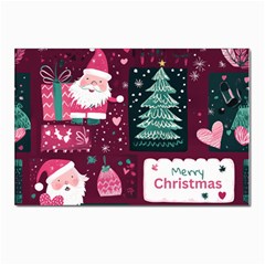 Christmas Santa Claus Postcard 4 x 6  (pkg Of 10) by Posterlux