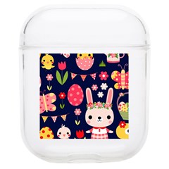 Bunny - Easter Pattern Soft Tpu Airpods 1/2 Case by kyorashop23