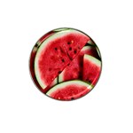 Watermelon, Fruit, Green, Red Hat Clip Ball Marker (10 pack) Front