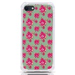 Retro 1880s Flowers Pattern 11 iPhone SE Front