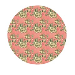 Retro 1880s Flowers Pattern 12 Mini Round Pill Box (pack Of 3) by violetheavensky