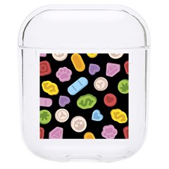 Ecstasy Pills Pattern Hard Pc Airpods 1/2 Case by Valentinaart