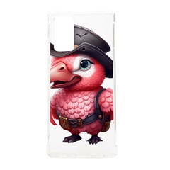 Kawaii Pink Parrot Pirate Samsung Galaxy Note 20 Tpu Uv Case by KawaiiArtStyle