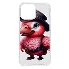 Kawaii Pink Parrot Pirate Iphone 13 Pro Max Tpu Uv Print Case by KawaiiArtStyle