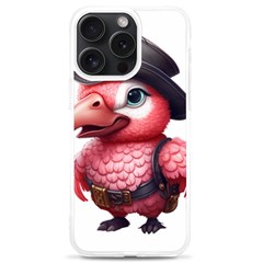 Kawaii Pink Parrot Pirate Iphone 15 Pro Max Tpu Uv Print Case by KawaiiArtStyle