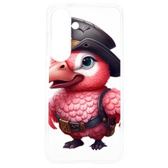 Kawaii Pink Parrot Pirate Samsung Galaxy S24 6 2 Inch Tpu Uv Case by KawaiiArtStyle