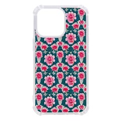 Retro 1880s Flowers Pattern 22 Iphone 13 Pro Tpu Uv Print Case by violetheavensky