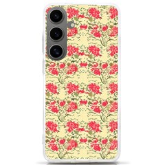 Retro 1880s Flowers Pattern 18 Samsung Galaxy S24 Ultra 6 9 Inch Tpu Uv Case by violetheavensky