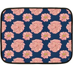 Retro 1880s Flowers Pattern 16 Fleece Blanket (mini) by violetheavensky