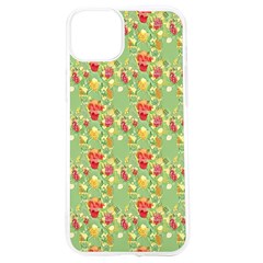 Retro 1880s Flowers Pattern 17 Iphone 15 Tpu Uv Print Case by violetheavensky