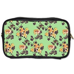 Retro 1880s Flowers Pattern 24 Toiletries Bag (two Sides) by violetheavensky