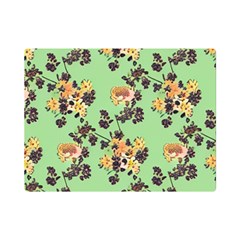 Retro 1880s Flowers Pattern 24 Premium Plush Fleece Blanket (mini) by violetheavensky