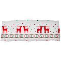 Red Green And Blue Christmas Themed Illustration 15 x40  Body Pillow Case Dakimakura (two Sides) by Paksenen