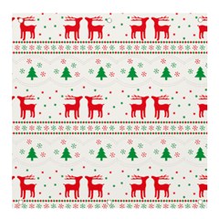 Red Green And Blue Christmas Themed Illustration Banner And Sign 4  X 4  by Paksenen