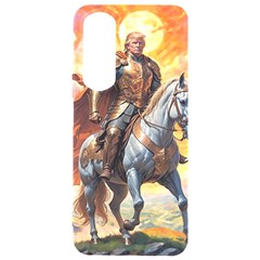 Heroic Trump Warrior In Golden Armor Samsung Galaxy S24 Plus 6 7 Inch Black Tpu Uv Case by AwesomeSauce