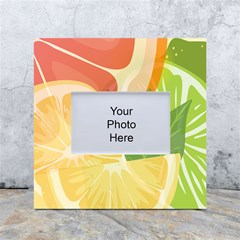 Citrus Fruit Healthy Vitamin White Box Photo Frame 4  X 6  by Paksenen