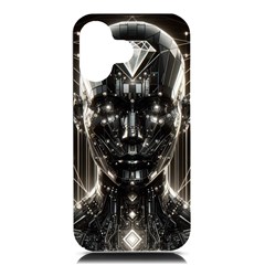 Robotics Robot Technology Future Iphone 16 Black Uv Print Pc Hardshell Case by Maspions