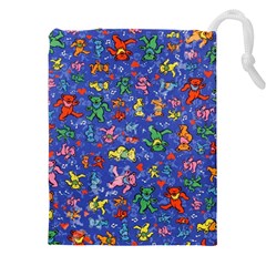 Grateful Dead Dancing Bears Pattern Drawstring Pouch (5xl) by Salmanaz77