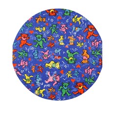 Grateful Dead Dancing Bears Pattern Mini Round Pill Box (pack Of 3) by Salmanaz77