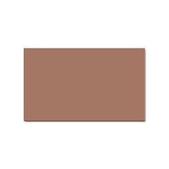 Mocha Mousse Hex Code #a47864 Sticker Rectangular (100 Pack) by dressshop