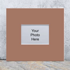 Mocha Mousse Hex Code #a47864 White Wall Photo Frame 5  X 7  by dressshop