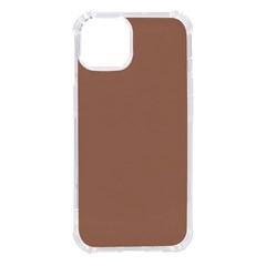 Mocha Mousse Hex Code #a47864 Iphone 14 Tpu Uv Print Case by dressshop