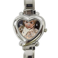 Amber Heart Italian Charm Watch by bestdesignintheworld