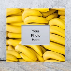 Bananas, Macro, Fruits, Ripe Bananas White Wall Photo Frame 5  X 7  by kyorashop23