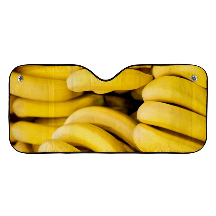 Bananas, Macro, Fruits, Ripe Bananas Car Windshield Sunshade