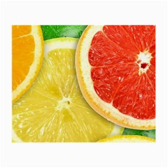 Fruit, Lemon Small Glasses Cloth by kyorashop23