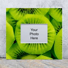 Kiwi Fruits, Close-up, Exotic Fruit White Wall Photo Frame 5  X 7  by kyorashop23