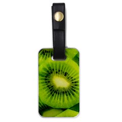 Kiwi Fruits, Close-up, Exotic Fruit Luggage Tag (one Side) by kyorashop23