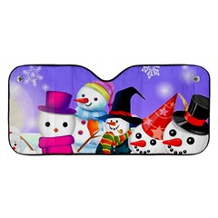 Let s Have Fun With Snowmen Car Windshield Sunshade by kyorashop23