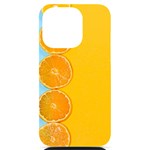 Orange, Slices, Fruit, Citrus iPhone 14 Pro Black UV Print PC Hardshell Case Front