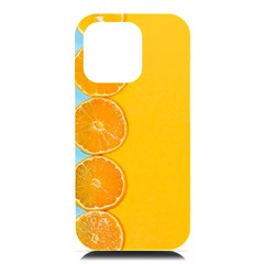 Orange, Slices, Fruit, Citrus Iphone 16 Pro Max Black Uv Print Pc Hardshell Case by kyorashop23