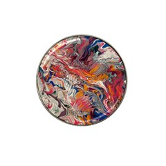 Abstract Flames Hat Clip Ball Marker (10 Pack) by kaleidomarblingart