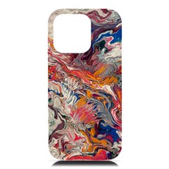 Abstract Flames Iphone 16 Pro Max Black Uv Print Pc Hardshell Case by kaleidomarblingart