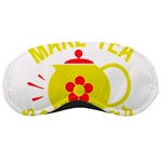 Make Tea Not War  Sleep Mask Front