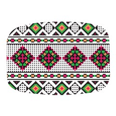 Ukrainian Folk Seamless Pattern Ethnic Ornament Border Element Traditional Mini Square Pill Box by Grandong