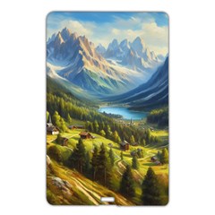 Forest Landscape Nature Trees Name Card Style Usb Flash Drive by Salmanaz77