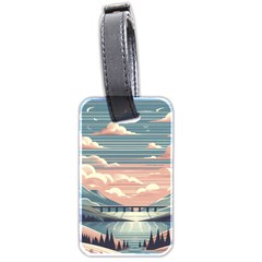 Artwork Painting Sculpture Nature Luggage Tag (two Sides) by Salmanaz77