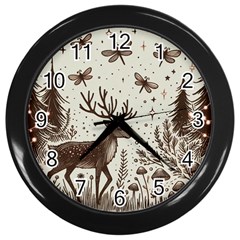 Artwork Graffiti Painting Creative Wall Clock (black) by Salmanaz77