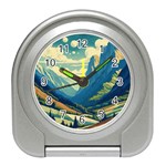 Mountains Nature Forest Landscape Travel Alarm Clock Front