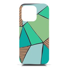 Geometric Colors  Pool Iphone 16 Pro Black Uv Print Pc Hardshell Case by ConteMonfrey