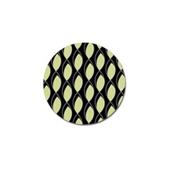 Brown Minimalist Leaves Golf Ball Marker (10 Pack) by ConteMonfrey