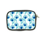 Blue Daisy Minimalist Leaves   Coin Purse Back